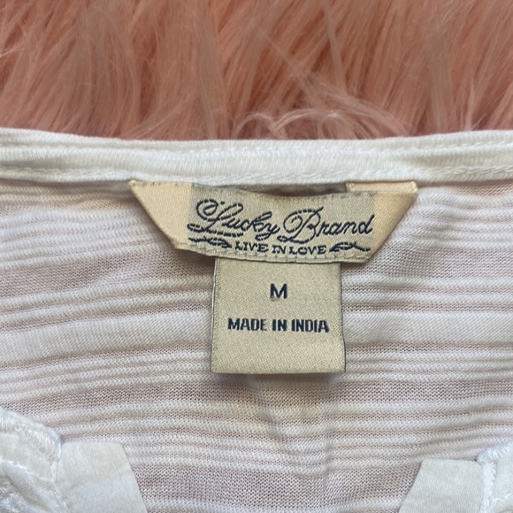 Lucky Brand Sahara Embroidered Top, Size Medium - Picture 4 of 5
